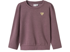 Name It arctic dusk heart sweatshirt